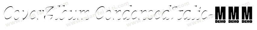 CoverAlbum CondensedItalic字体转换